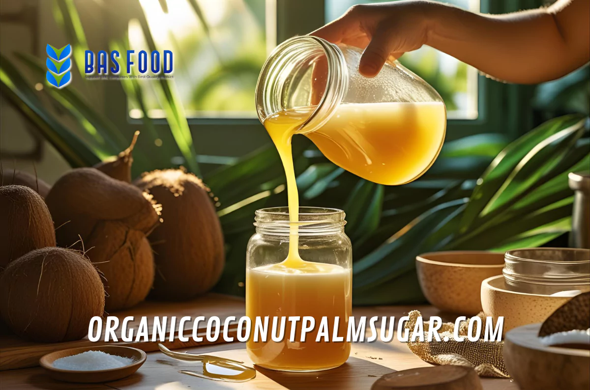 organic coconut nectar syrup production process