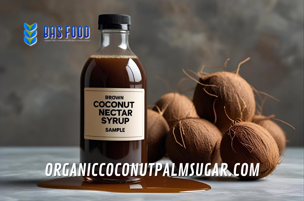 coconut nectar syrup sample