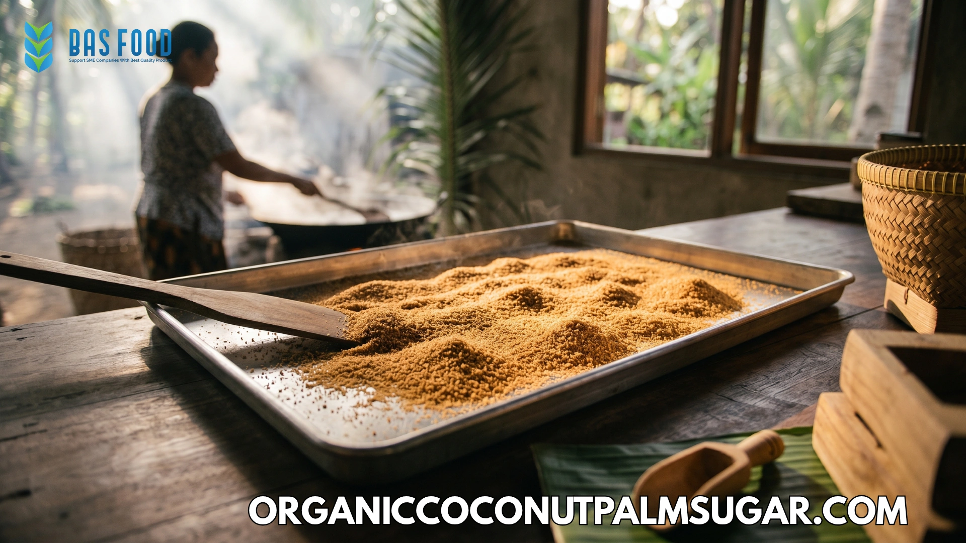 coconut sugar granule clumping