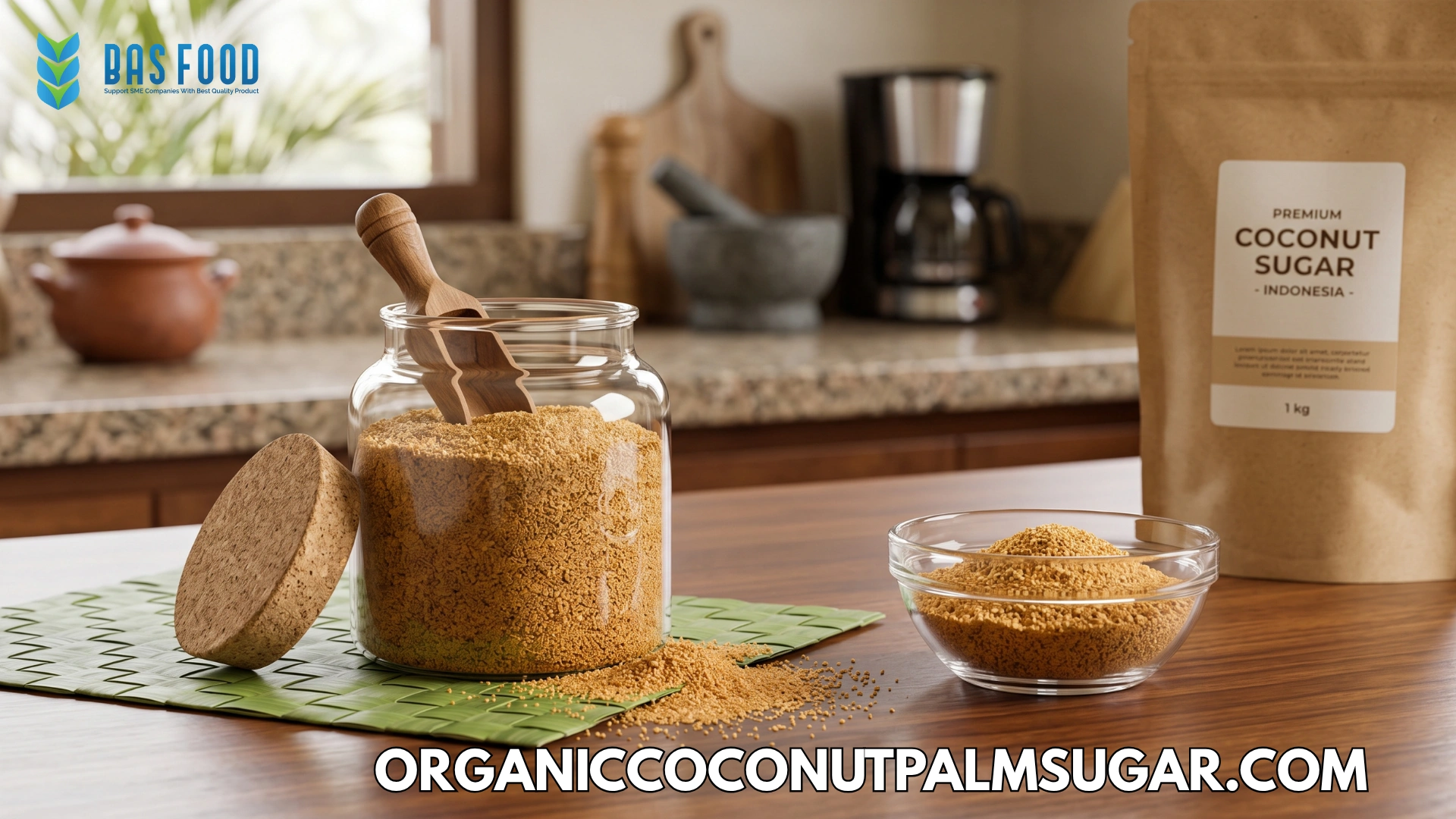 coconut sugar granule moisture