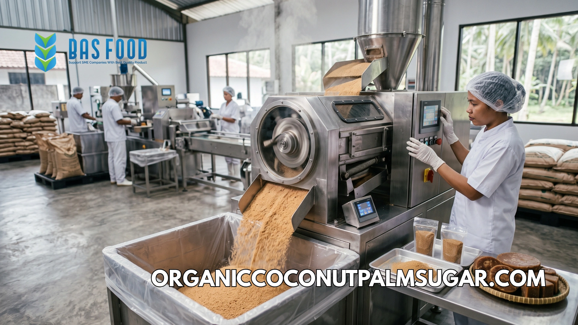 coconut sugar granule production