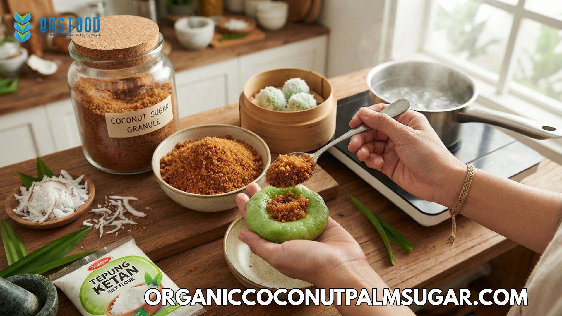 coconut sugar granules for beverages