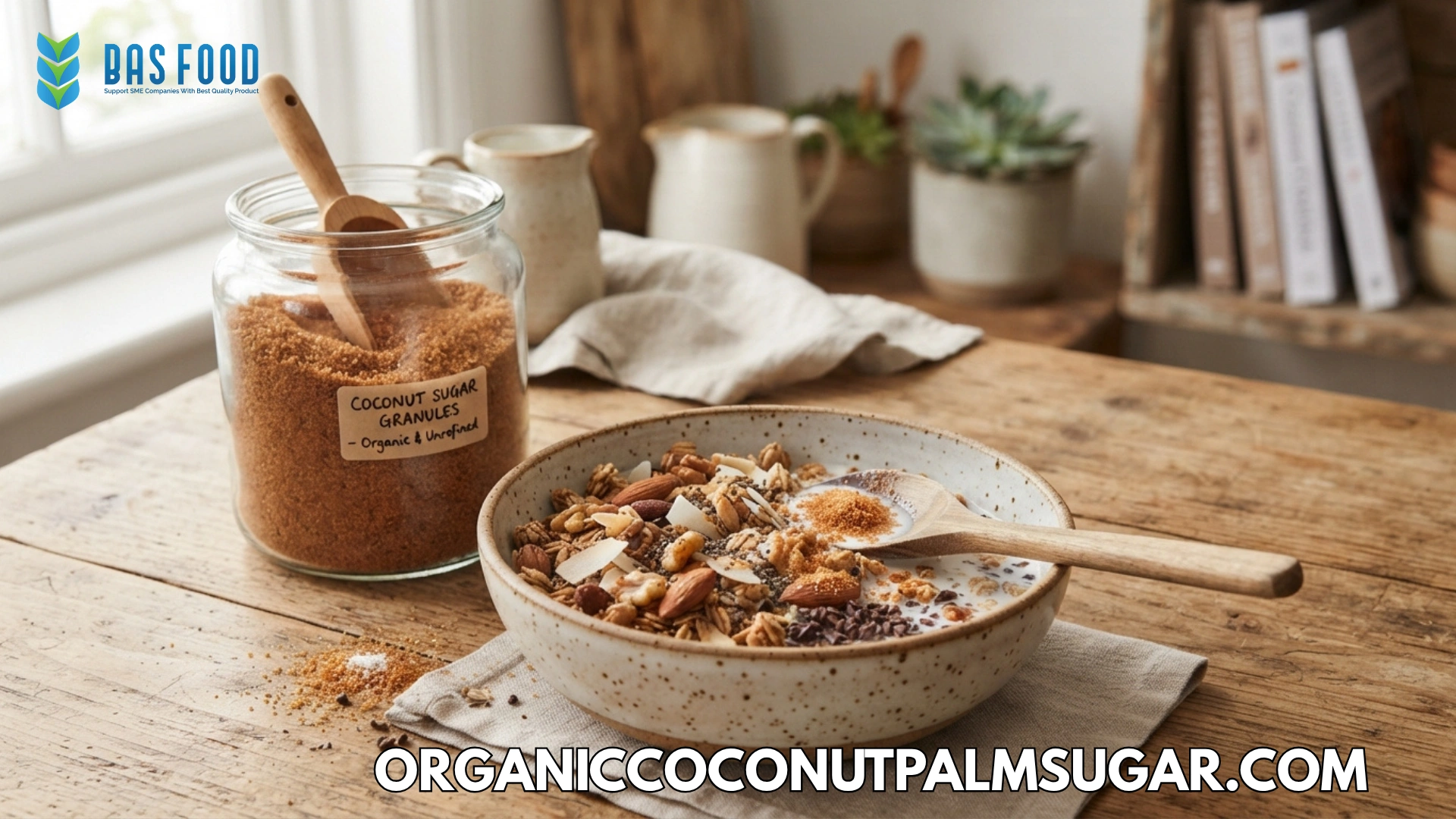 coconut sugar granules for cereal