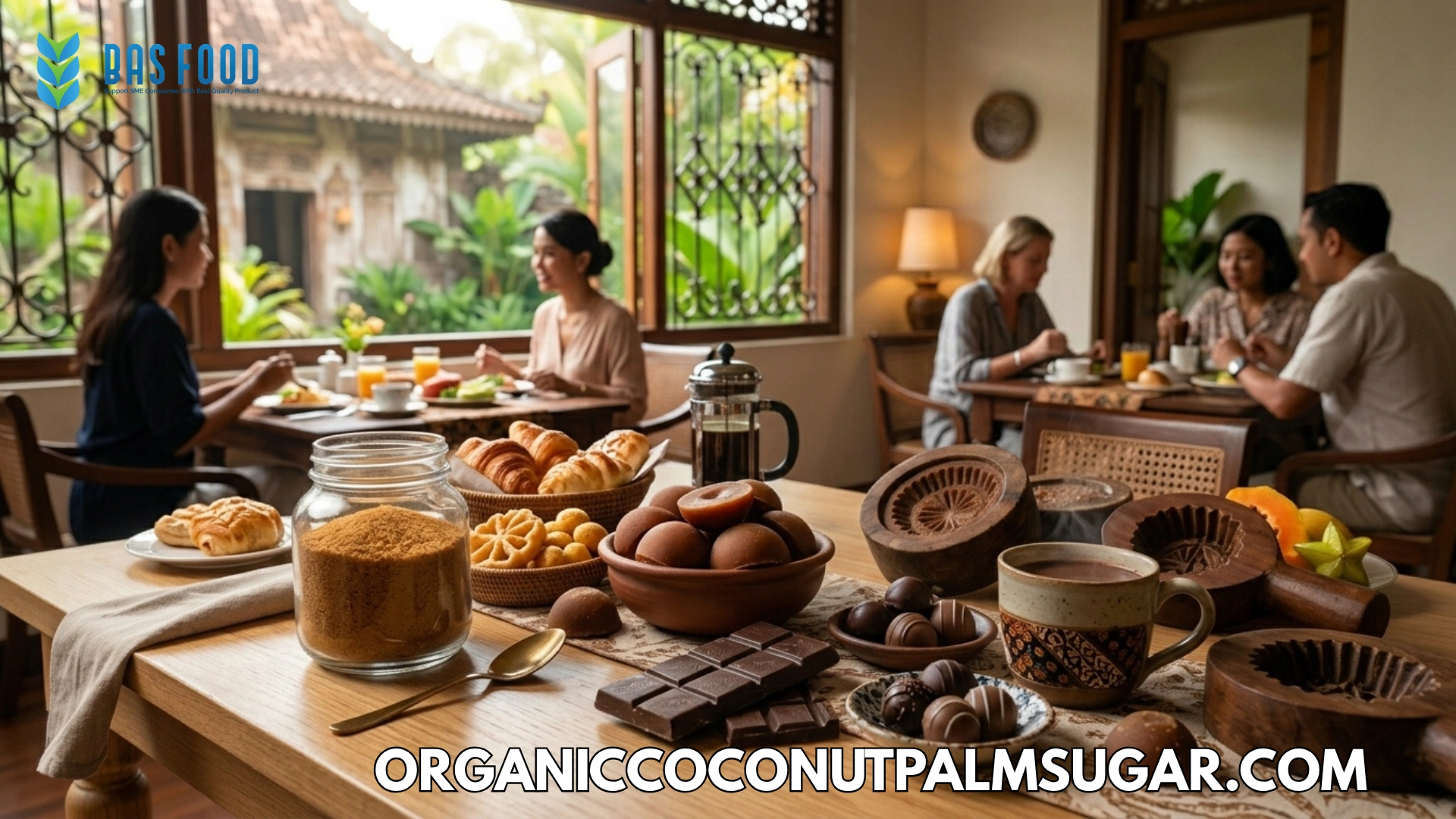 coconut sugar granules for chocolate