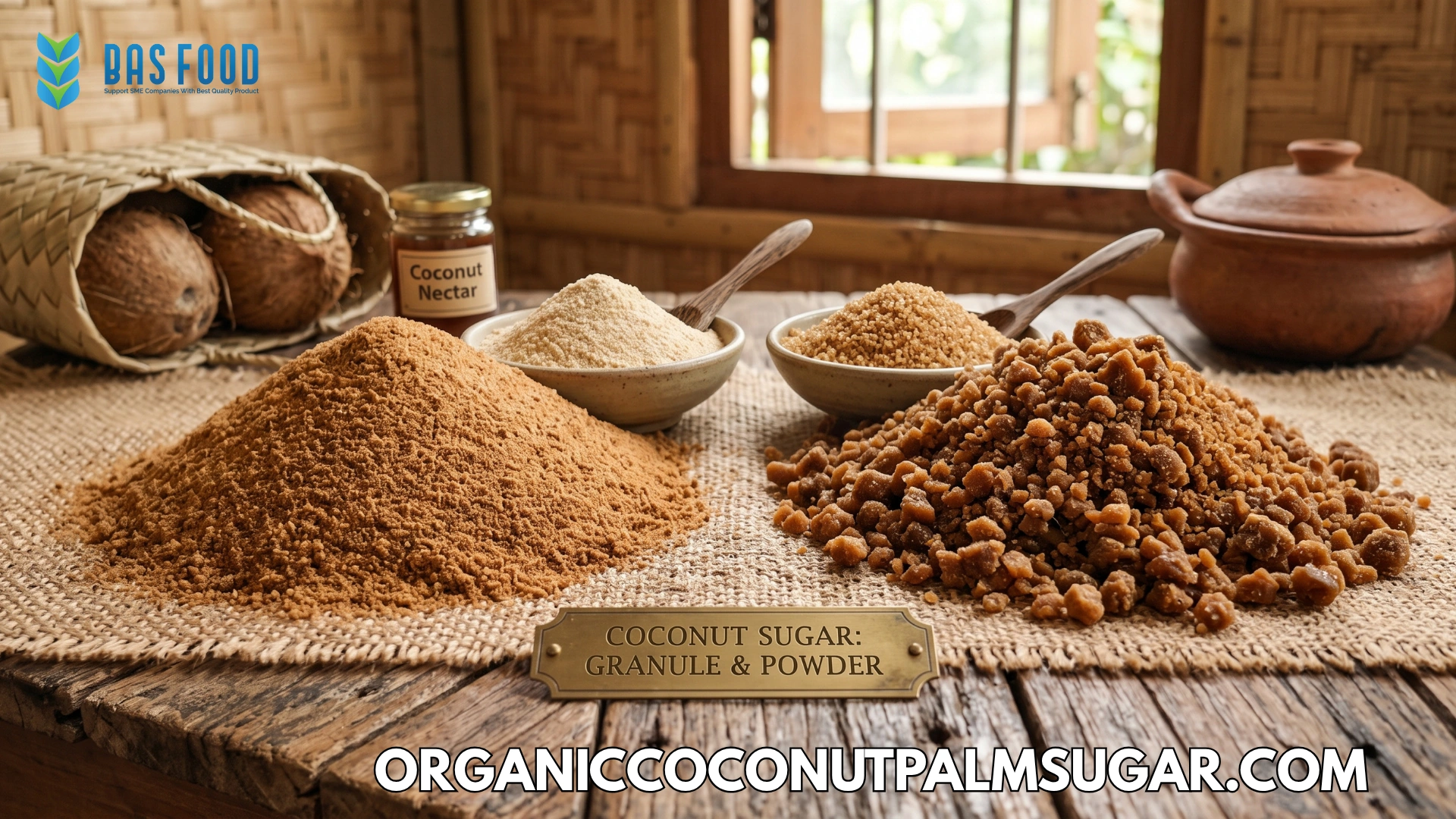 coconut sugar granules vs powder