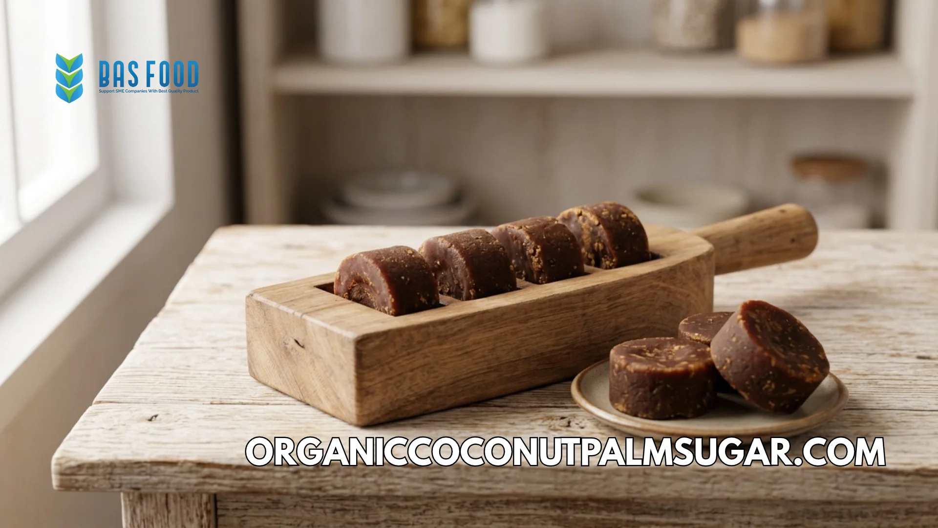 source moulded coconut sugar