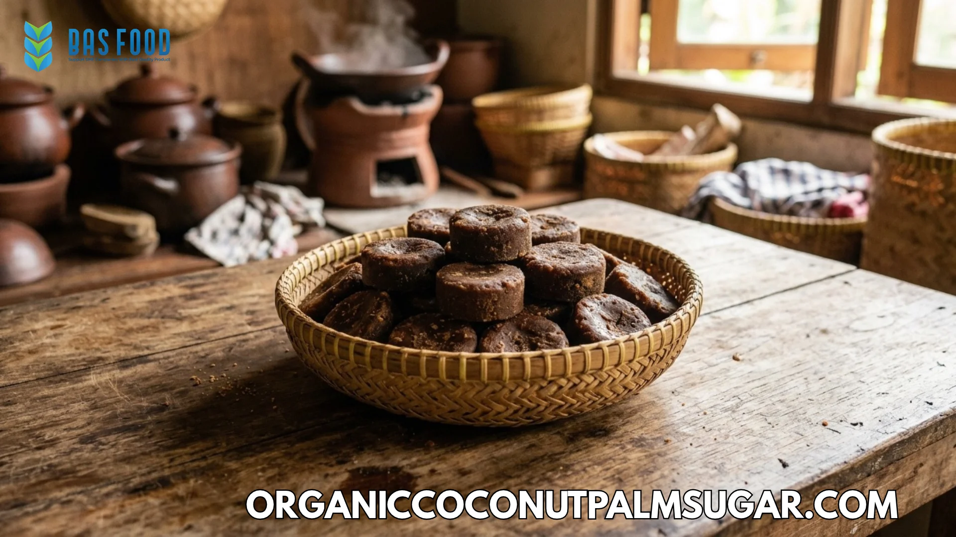 moulded coconut sugar
